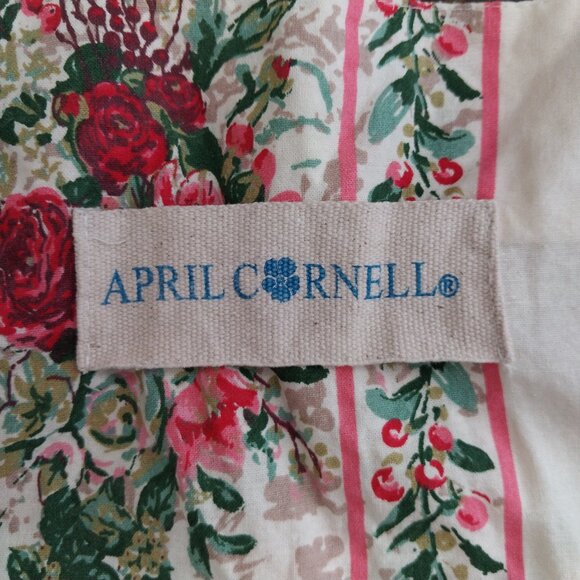 April Cornell Boho Cottagecore Floral Cotton Tote Crossbody Bag New Without Tags - Picture 4 of 5